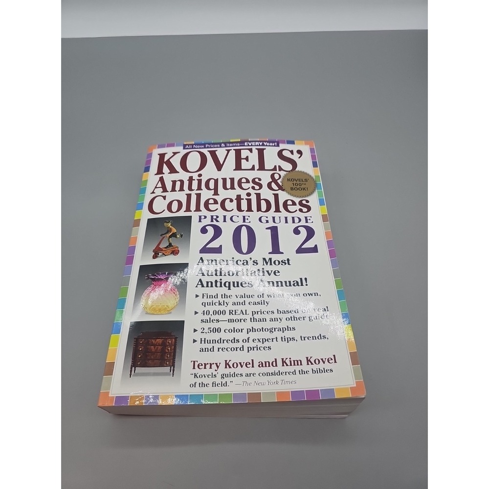 KOVELS' Antique & Collectibles PRICE GUIDE - 2012 - 44th Edition EUC